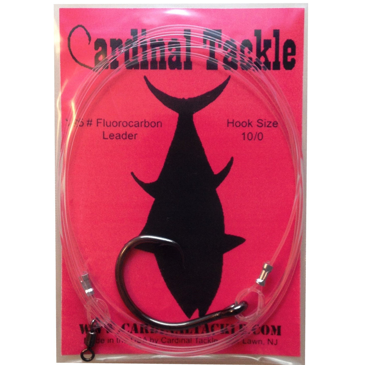 125# Fluorocarbon Tuna Rig - 12/0 Circle Hook – Cardinal Tackle