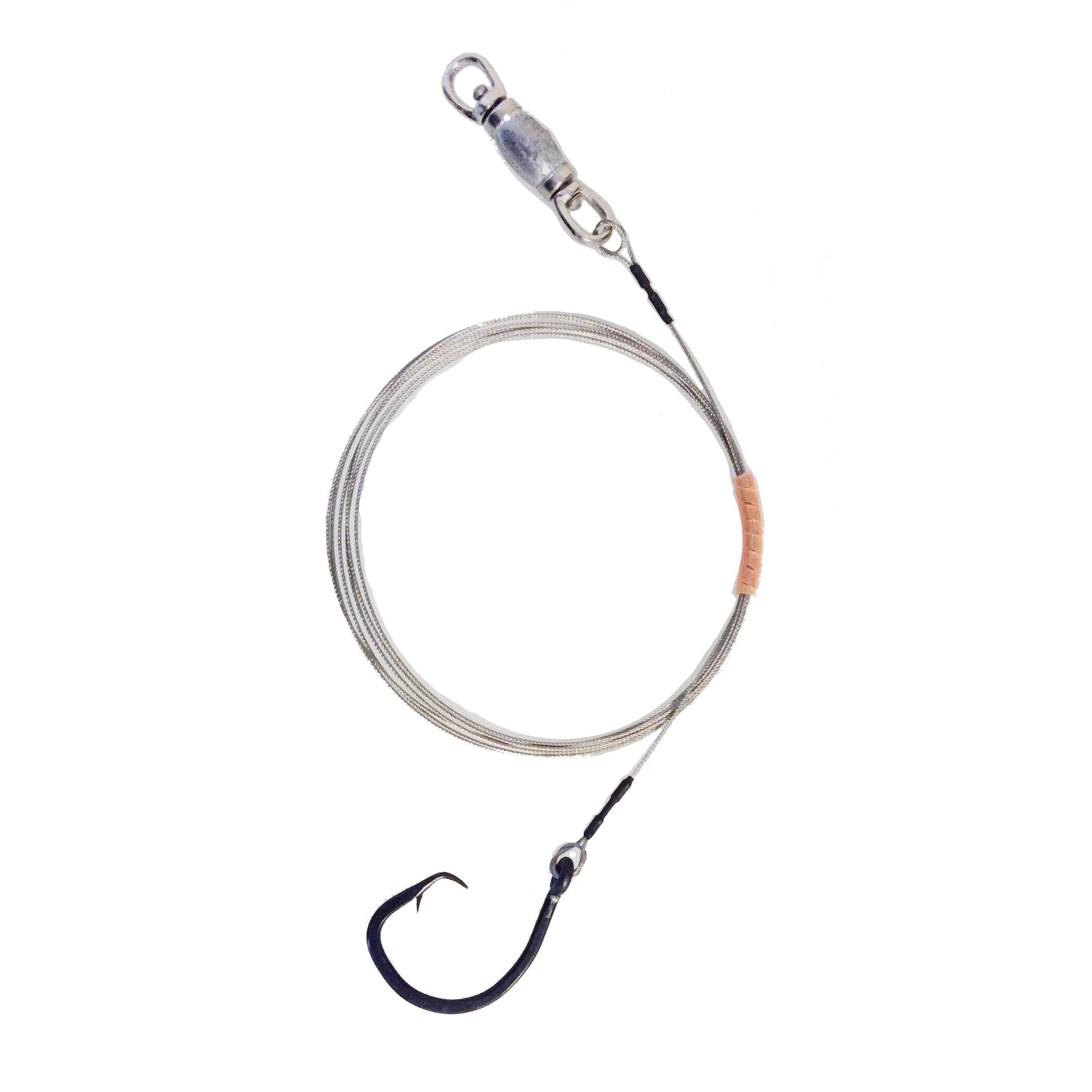 270# Bright Cable Weighted Shark Rig- 16/0 Circle Hook