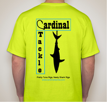 Load image into Gallery viewer, Cardinal Tackle Classic Fishing Team T-Shirt - Safety Green
